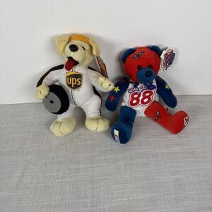 NASCAR Dale Jarrett 88 1999 Team‎ Bear & Pit Crew UPS Dog With Tag
